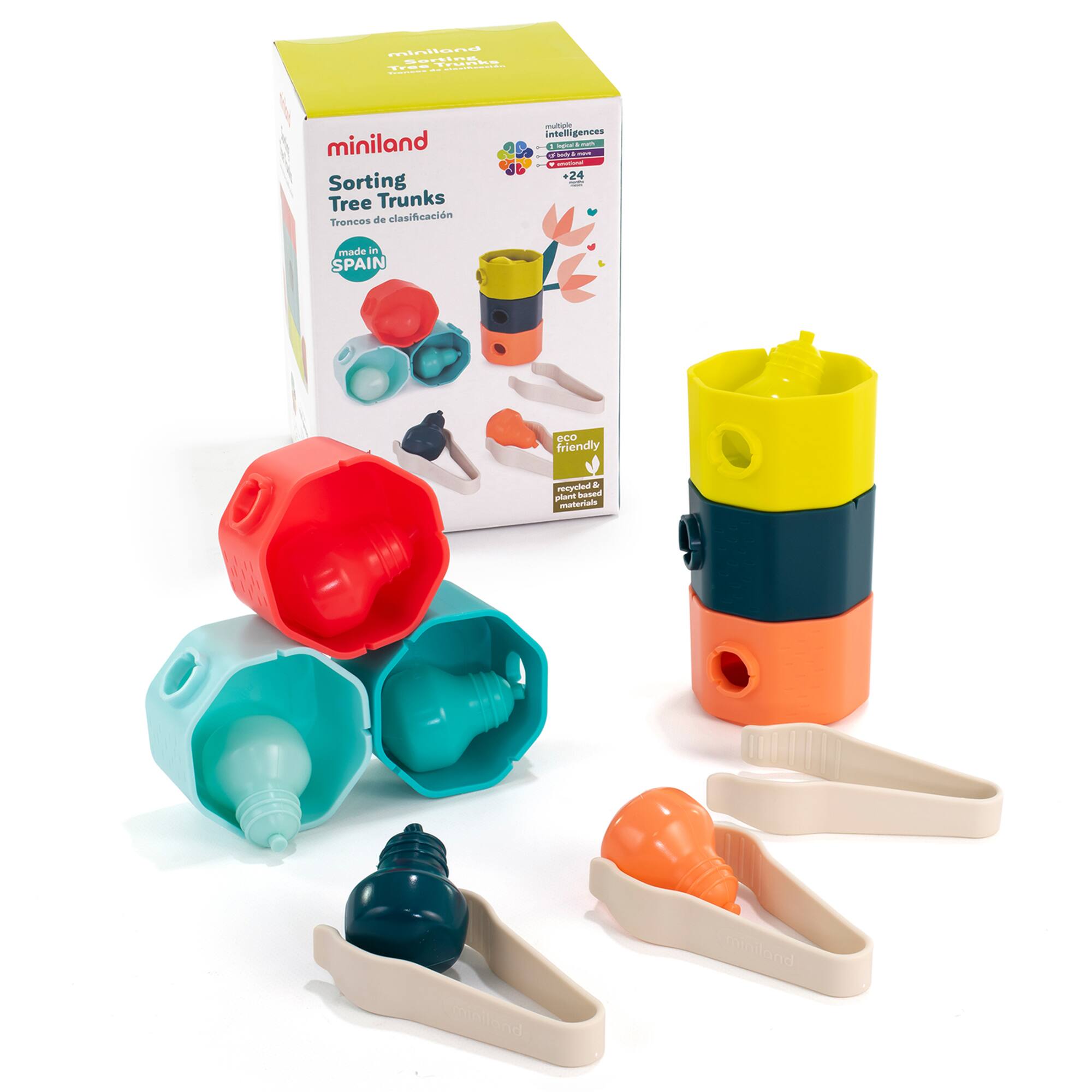 Miniland Feel to Learn Sorting Tree Trunk Set